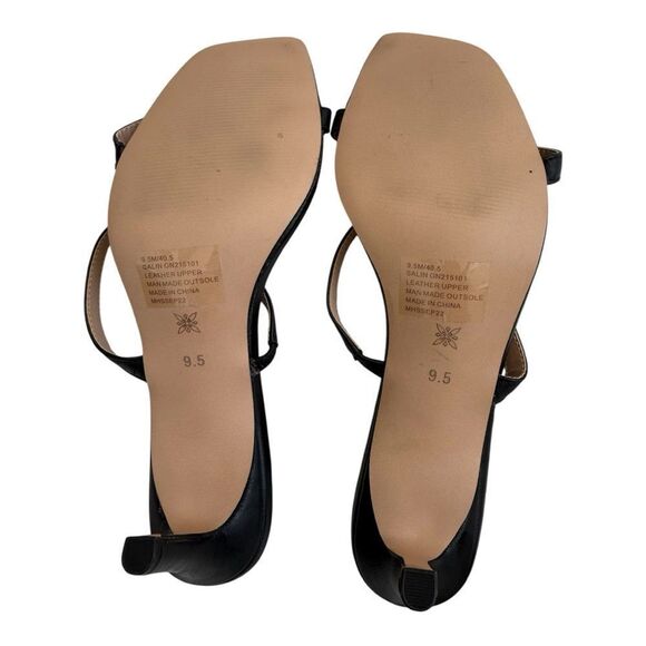 BCBGeneration Woman's Salin Dress Sandal. Black leather size 9.5 - Picture 9 of 9